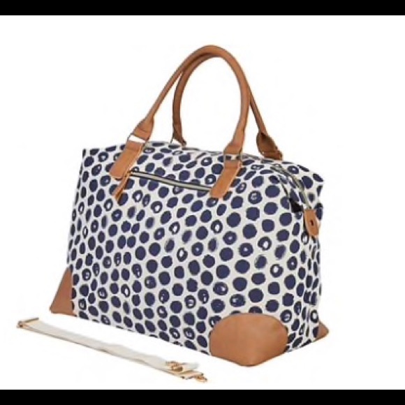 Nicole Handbags - Nicole canvas weekender bag NWOT